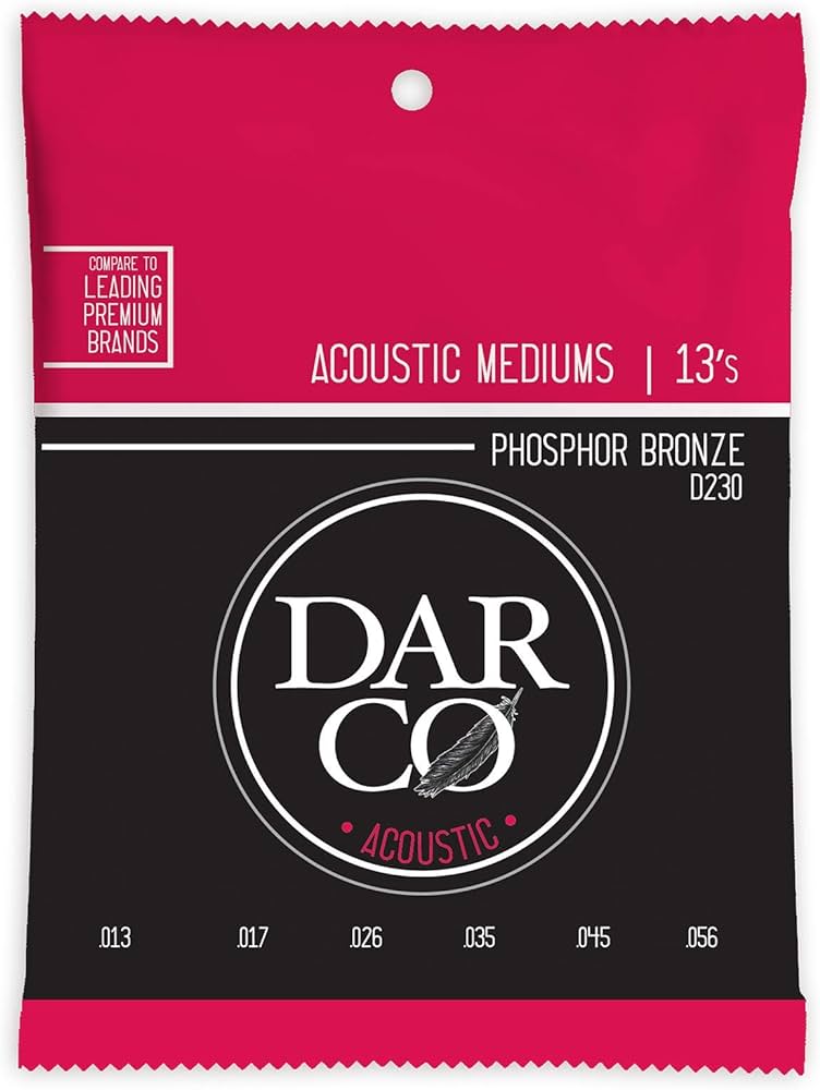 MARTIN DARCO D230 PHOSPHOR BRONZE ACOUSTIC STRINGS 13-56