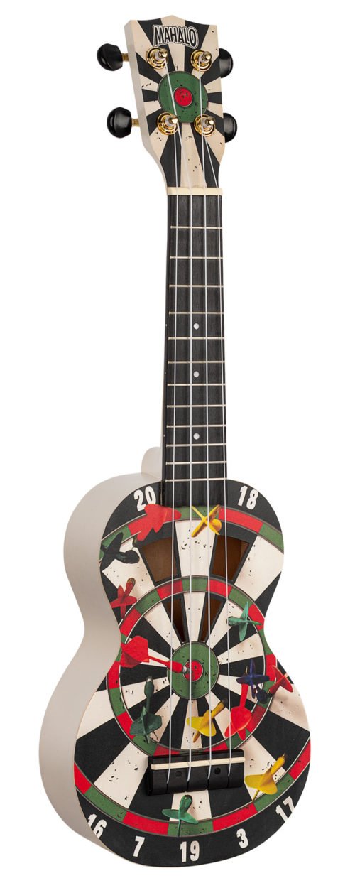 Mahalo MA1DR Art Series Soprano Uke, Darts w/Bag