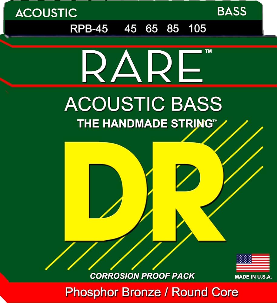 DR Strings-Phosphor Bronze Acoustic Bass 45-105