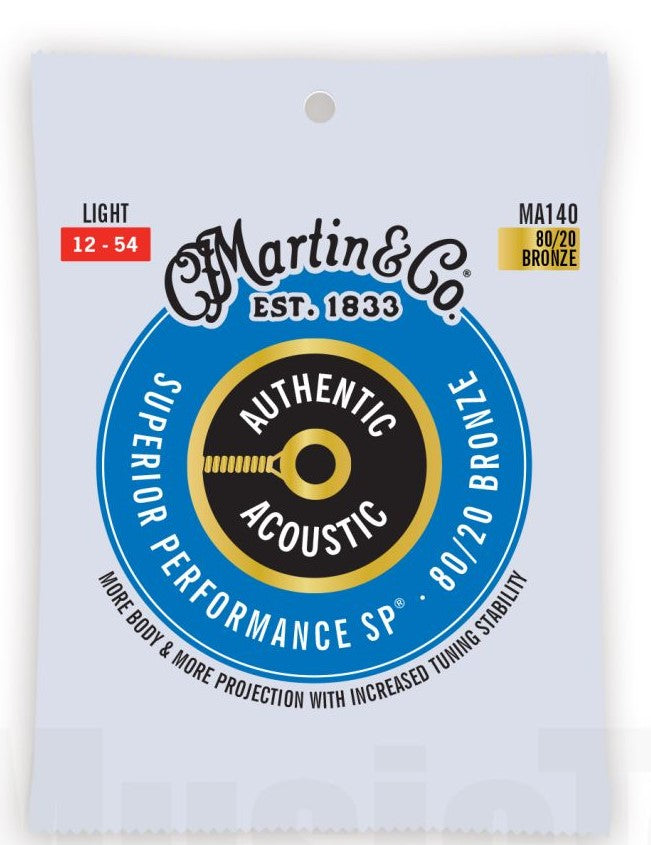Martin MA140 Authentic Acoustic SP 80/20 Bronze Light 12-54