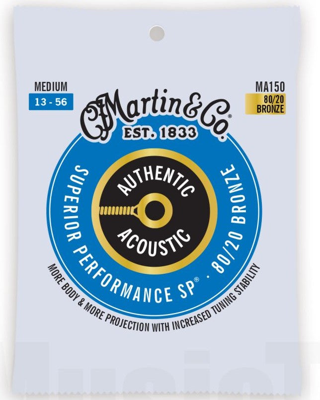 Martin MA150 Authentic Acoustic SP 80/20 Bronze Medium 13-56