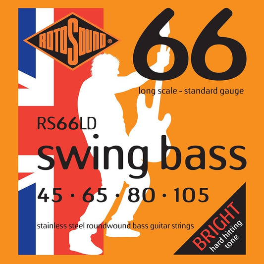 Rotosound Swing Bass 66 Stainless Steel Bass Strings 45-105