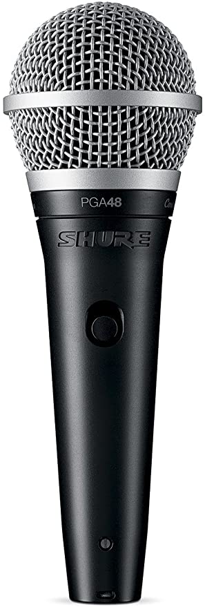 Shure PGA48-QTR Cardioid Dynamic Vocal Microphone w/ XLR-1/4in Cable