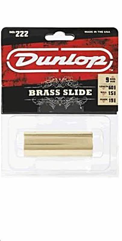 Dunlop 222 Brass Guitar Slide-Medium Wall/Size