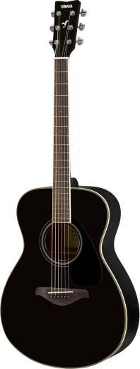 FS820 Small Body Acoustic Guitar w/ Solid Spruce Top - Black Gloss