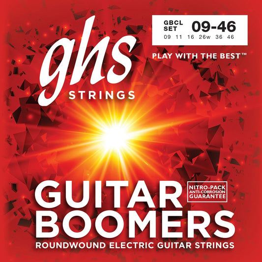 GHS Boomers GBCL Nickel Plated Electric Guitar Strings 9-46