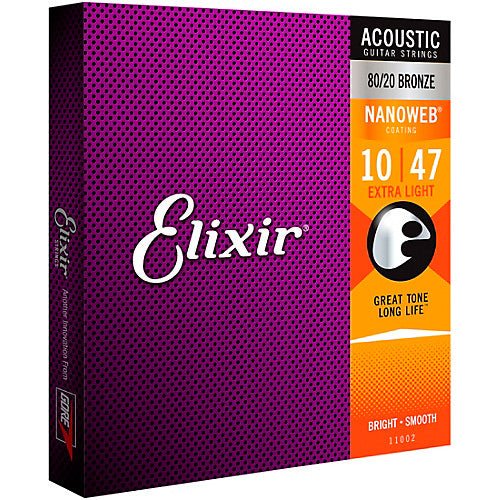 Elixir Acoustic Nanoweb Coating 10-47