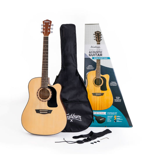 Washburn APPRENTICE D5CE Electric/ Acoustic Package