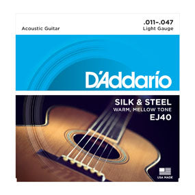 D'Addario EJ40 Silk & Steel Folk, 11-47