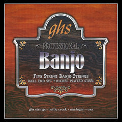 Ghs Ball End 5-String Banjo - Stainless Steel, Ball End, Light